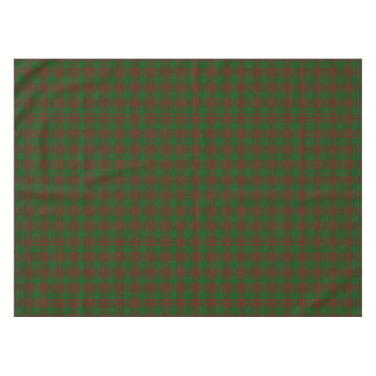 Scottish Clan Menzies Tartan Tafelkleed (Voorkant (Horizontaal))
