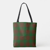 Scottish Clan Menzies Two in One Tartan Pset Tote Bag (Achterkant)