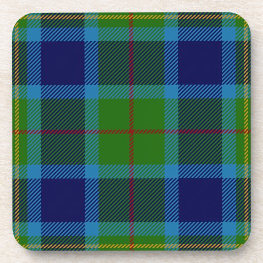 Scottish Clan Miller Tartan Pset Bier Onderzetter (Voorkant)