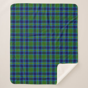 Scottish Clan Miller Tartan Pset Sherpa Deken