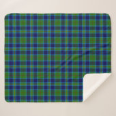 Scottish Clan Miller Tartan Pset Sherpa Deken (Voorkant (horizontaal))