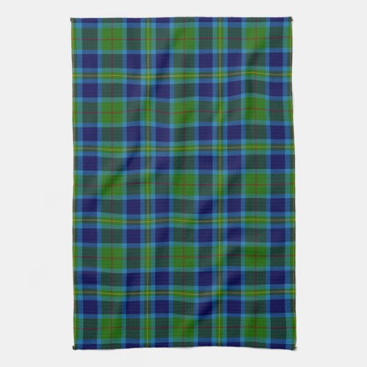 Scottish Clan Miller Tartan Pset Theedoek (Verticaal)