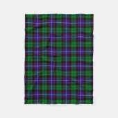 Scottish Clan Mitchell Tartan Pset Fleece Deken (Voorkant)