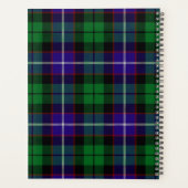 Scottish Clan Mitchell Tartan Pset Planner (Achterkant)