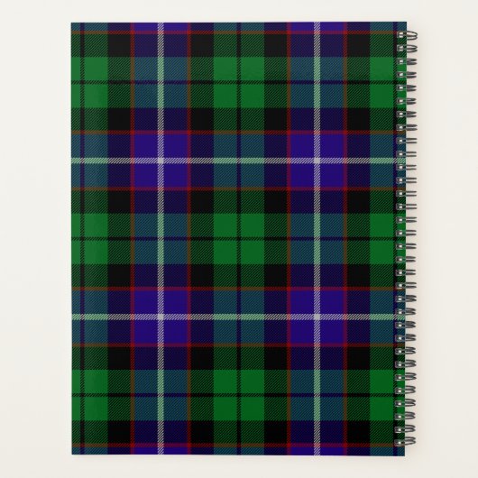 Scottish Clan Mitchell Tartan Pset Planner (Achterkant)