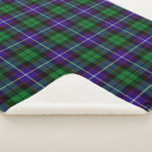 Scottish Clan Mitchell Tartan Pset Sherpa Deken (3/4)