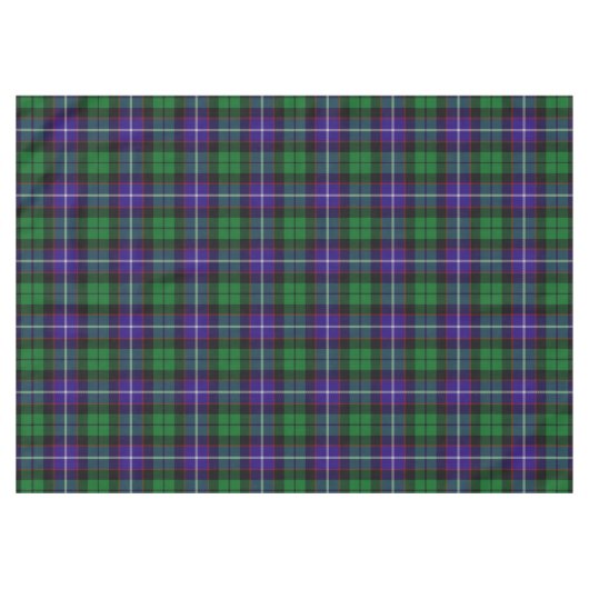 Scottish Clan Mitchell Tartan Pset Tafelkleed (Voorkant (Horizontaal))