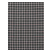 Scottish Clan Moffat Gray Black Tartan Tafelkleed (Voorkant)