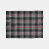 Scottish Clan Moffat Tartan Pset Fleece Deken (Voorkant (Horizontaal))