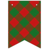 Scottish Clan Moncreiffe Tartan Vlaggetjes (Eerste vlag)