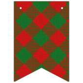 Scottish Clan Moncreiffe Tartan Vlaggetjes (Derde vlag)