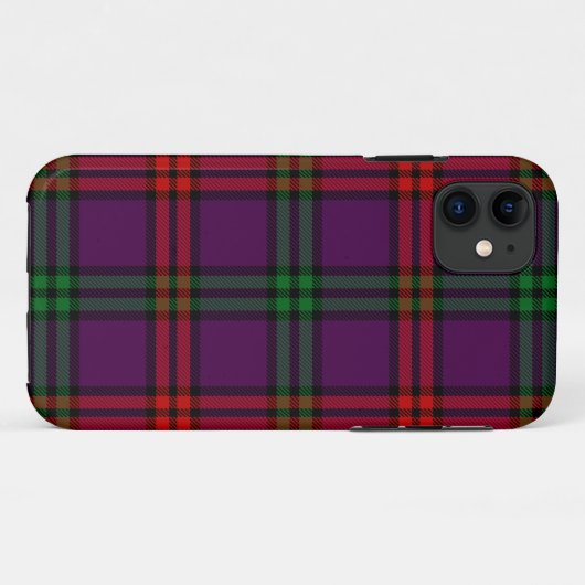 Scottish Clan Montgomery Tartan Pset Case-Mate iPhone Case (Achterkant (horizontaal))
