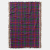 Scottish Clan Montgomery Tartan Pset Deken (Voorkant Verticaal)