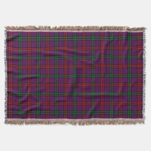 Scottish Clan Montgomery Tartan Pset Deken (Voorkant)