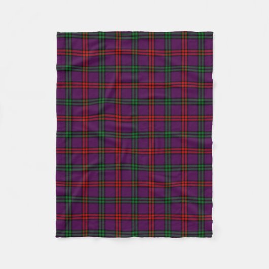 Scottish Clan Montgomery Tartan Pset Fleece Deken (Voorkant)