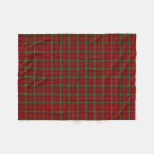 Scottish Clan Morrison Classic Tartan Fleece Deken (Voorkant (Horizontaal))