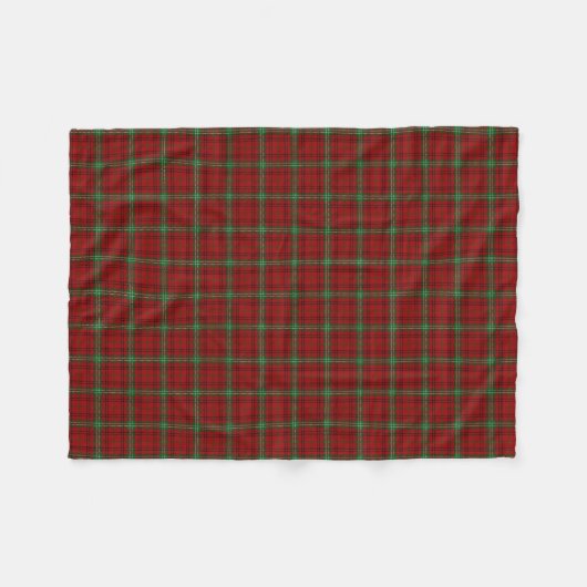 Scottish Clan Morrison Classic Tartan Fleece Deken (Voorkant (Horizontaal))