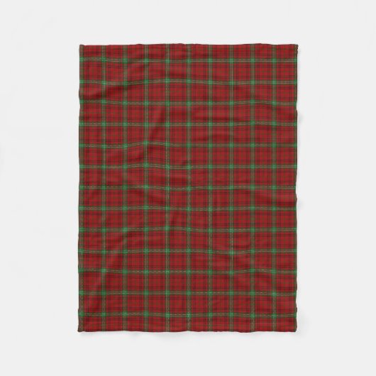 Scottish Clan Morrison Classic Tartan Fleece Deken (Voorkant)