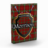 Scottish Clan Morrison Tartan Fotoblokken (Links)