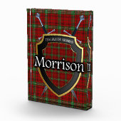 Scottish Clan Morrison Tartan Fotoblokken (Rechts)