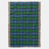 Scottish Clan Morrison Tartan Pset Deken (Voorkant Verticaal)