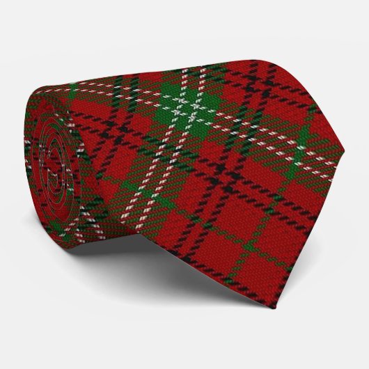 Scottish Clan Morrison Tartan Stropdas (Opgerold)