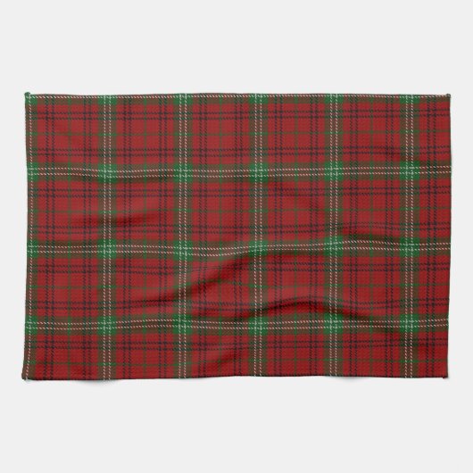 Scottish Clan Morrison Tartan Theedoek (Horizontaal)
