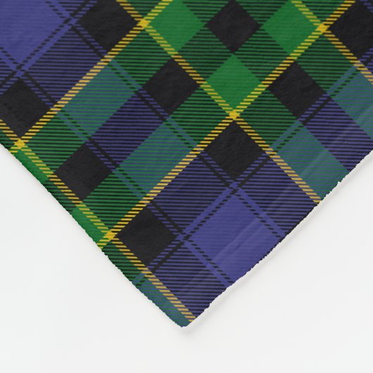 Scottish Clan Mowat Tartan Pset Fleece Deken (Hoek)