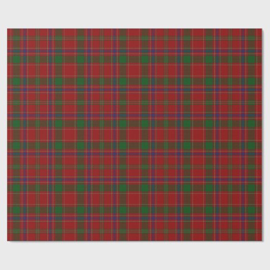 Scottish Clan Munro Munroe Monroe Tartan Cadeaupapier (Vlak)