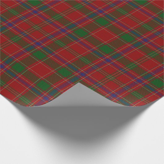 Scottish Clan Munro Munroe Monroe Tartan Cadeaupapier (Hoek)