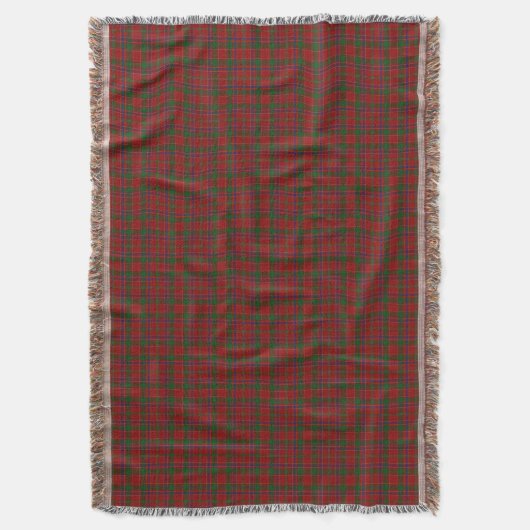 Scottish Clan Munro Munroe Monroe Tartan Deken (Voorkant Verticaal)