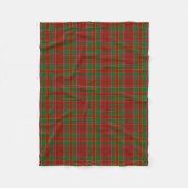 Scottish Clan Munro Tartan Pset Fleece Deken (Voorkant)
