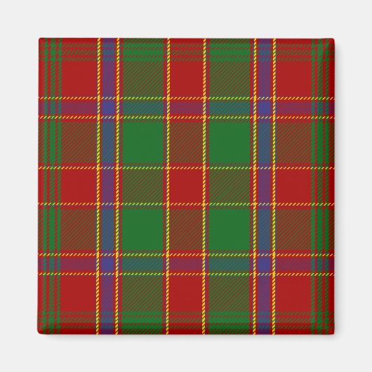 Scottish Clan Munro Tartan Pset Magneet (Voorkant)
