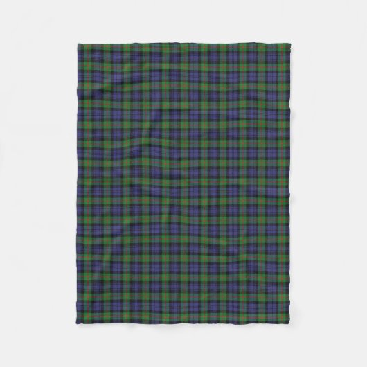 Scottish Clan Murray Classic Tartan Fleece Deken (Voorkant)
