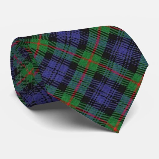 Scottish Clan Murray M Monogram Tartan Stropdas (Opgerold)