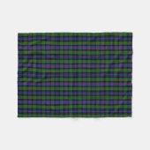 Scottish Clan Murray Tartan Pset Fleece Deken (Voorkant (Horizontaal))