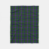 Scottish Clan Murray Tartan Pset Fleece Deken (Voorkant)