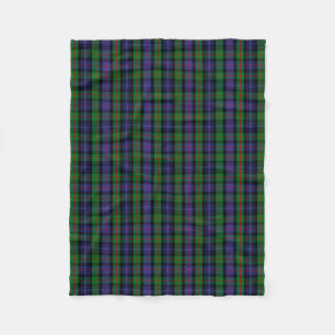 Scottish Clan Murray Tartan Pset Fleece Deken