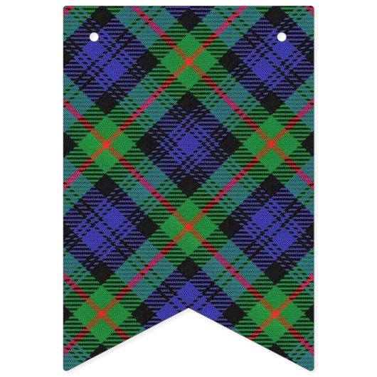 Scottish Clan Murray Tartan Vlaggetjes (Tweede vlag)