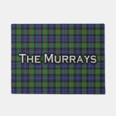 Scottish Clan Murray Tartan Welkom Mat (Voorkant)