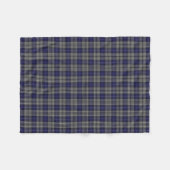 Scottish Clan Napier Classic Tartan Fleece Deken (Voorkant (Horizontaal))