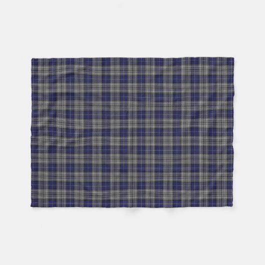 Scottish Clan Napier Classic Tartan Fleece Deken (Voorkant (Horizontaal))