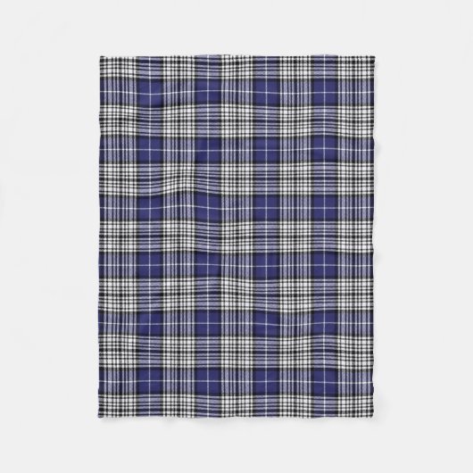 Scottish Clan Napier Tartan Pset Fleece Deken (Voorkant)