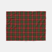 Scottish Clan Nisbet Nesbitt Classic Tartan Fleece Deken (Voorkant (Horizontaal))