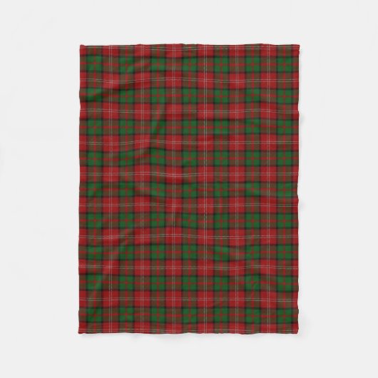 Scottish Clan Nisbet Nesbitt Classic Tartan Fleece Deken (Voorkant)