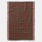 Scottish Clan Nisbet Nesbitt Nesbit Tartan Deken (Voorkant Verticaal)