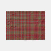 Scottish Clan Ogilvie Ogilvy Classic Tartan Fleece Deken (Voorkant (Horizontaal))