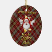 Scottish Clan Ogilvy Kerstornament Keramisch Ornament (Rechts)