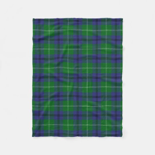 Scottish Clan Oliphant Tartan Pset Fleece Deken (Voorkant)