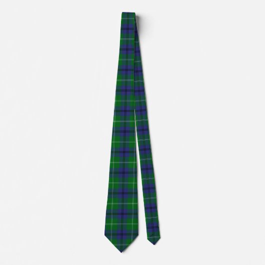 Scottish Clan Oliphant Tartan Pset Stropdas (Voorkant)